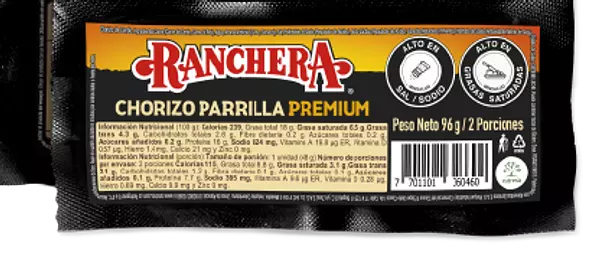 Ranchera Chorizo Parilla