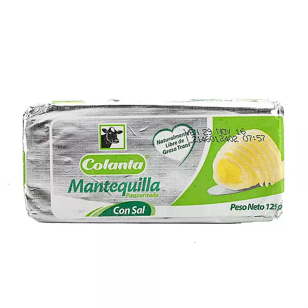 Mantequilla Colanta Con Sal