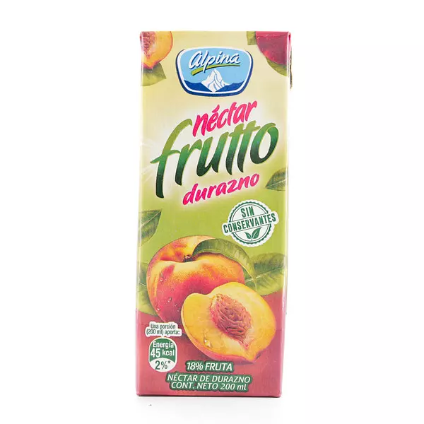 Jugo Frutto Alpina Durazno Tetra