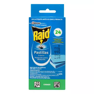 Raid Pastillas Laminas