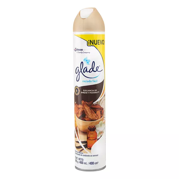 Ambientador Glade Spray Ambar/Madera