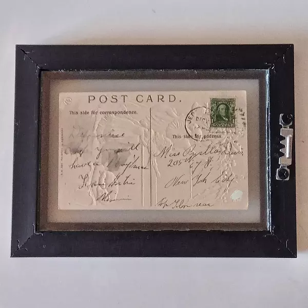 Postal Navideña Antigua U.S.A. 1910