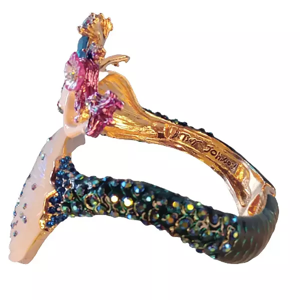 Pulsera Sirena Betsey Johnson Esmaltada Ny.