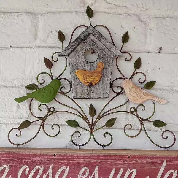 Letrero De Madera Y Metal