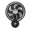 Ventilador Samurai Ultra Silence Force Pared Negro