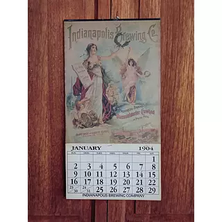 Almanaque Original 1904 Calendario Indianápolis