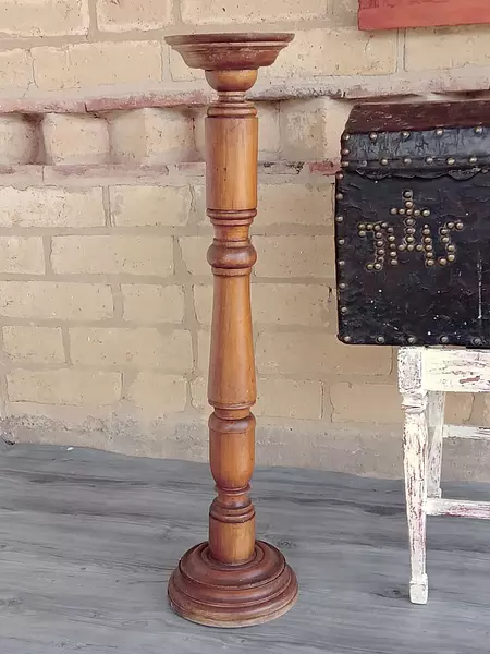 Columna De Piso Torneada - Colombia 1970