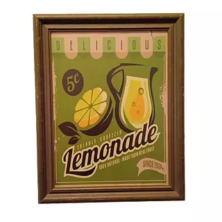 Cuadro Freshly Sqeeze Lemonade