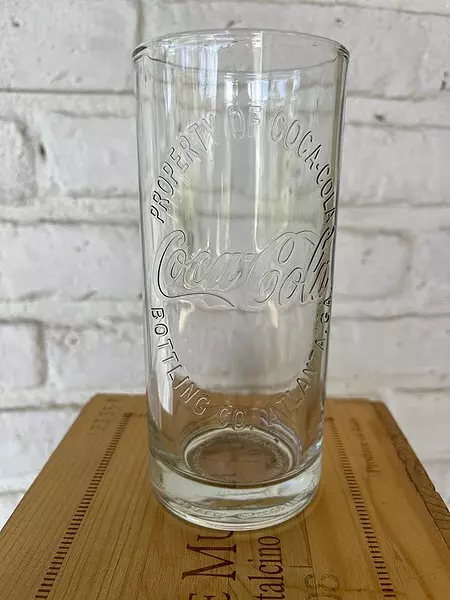 Vaso Cilíndrico Coca Cola Transparente - U.S.A. 2009