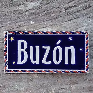 Señalización Buzón 10 X 20 Cm.