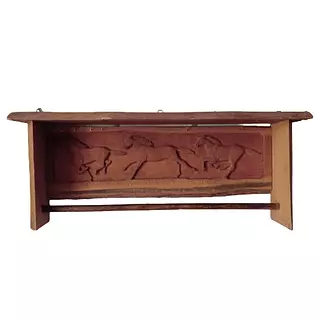 Percha Madera Tallada