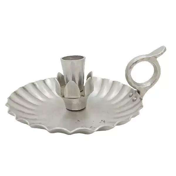 Candelero Con Asa Y Plato De Base