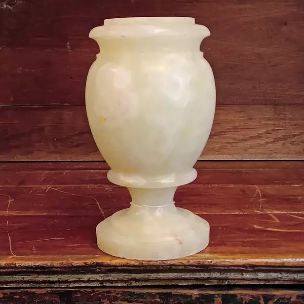 Jarrón De Alabastro - Italia 1930