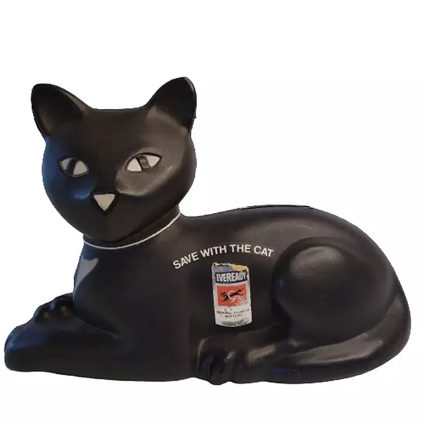 Alcancía Gato Eveready - U.S.A. 1981