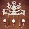 Percha Blanca Con Aplique 3 Ganchos