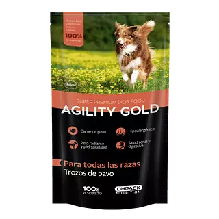 Agility Gold Trozos De Pavo