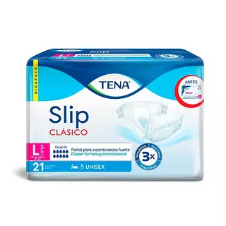 Pañal Tena Slip Clásico Talla L