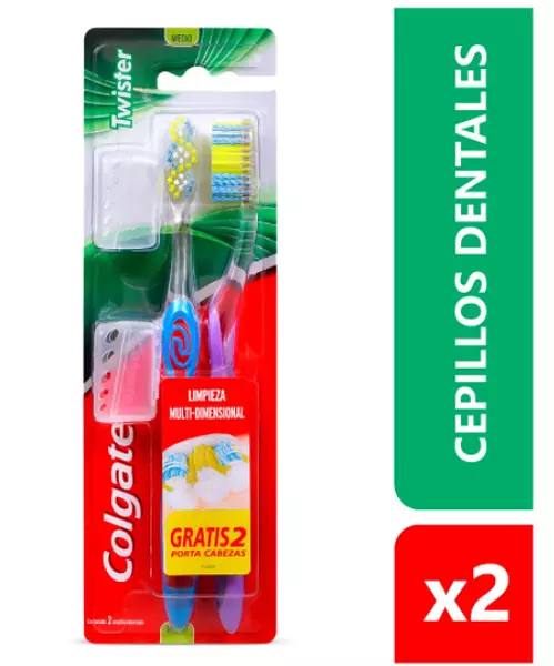 Cepillo Dental Colgate Twister 2x1