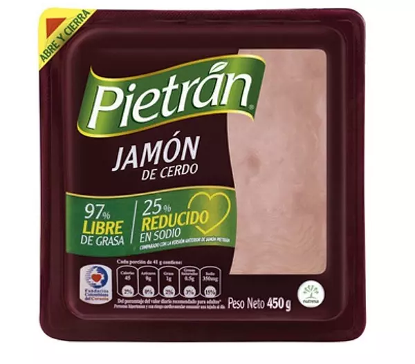 Jamón Pietrán Zenú X 450 Gr