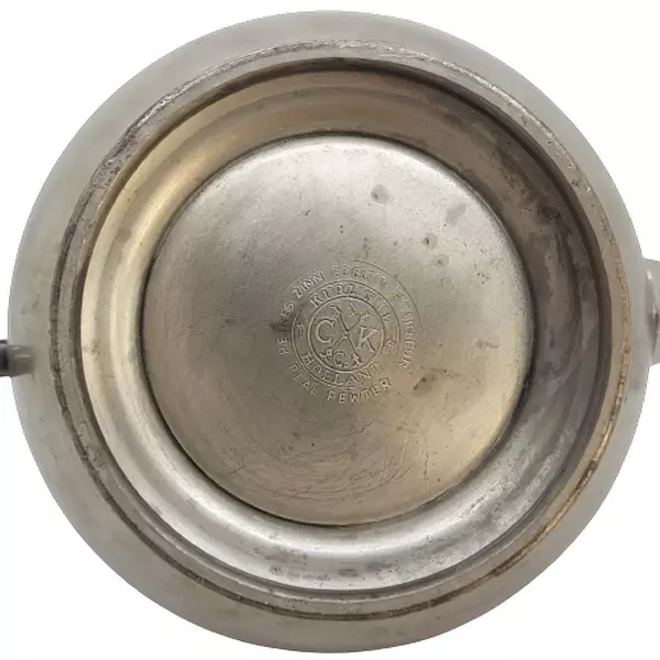 Tetera Grande Metálica Mango Revestido - Países Bajos 1950