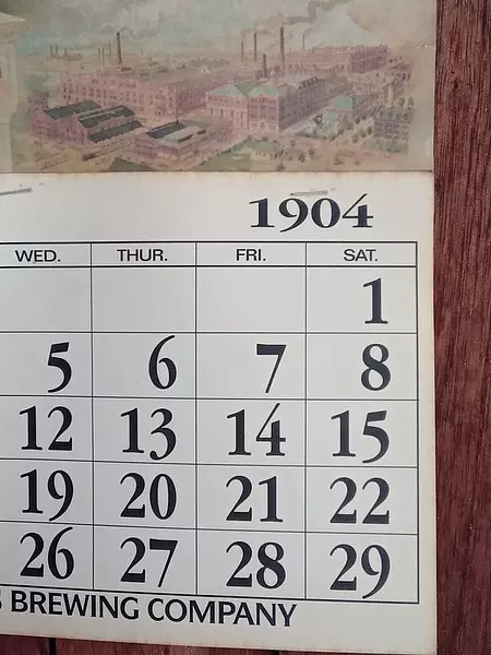 Almanaque Original 1904 Calendario Indianápolis