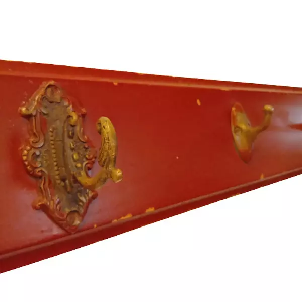 Percha Vintage Con 7 Soportes