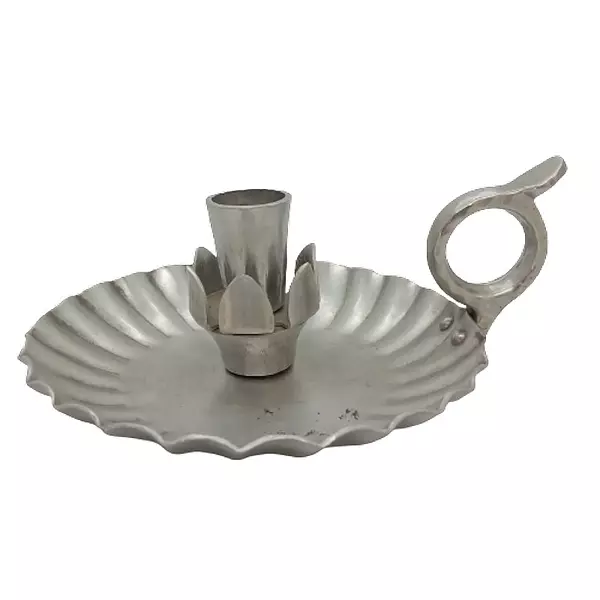 Candelero Con Asa Y Plato De Base